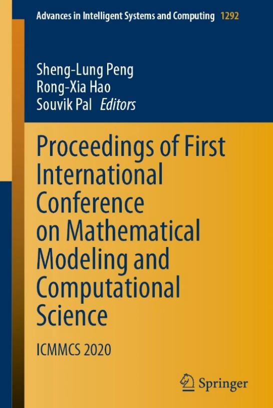 Proceedings of First International Conference on Mathematical Modeling and Computational Scienc